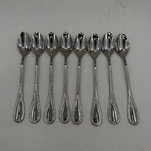 Gourmet Settings Our Table Nouveau Long Teaspoons 7.5" Stainless 18/10 Set of 8